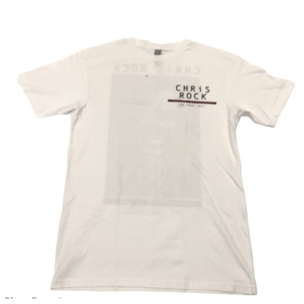 Chris Rock Total Blackout Official Comedy Tour White T Shirt 2017 Medium Unisex